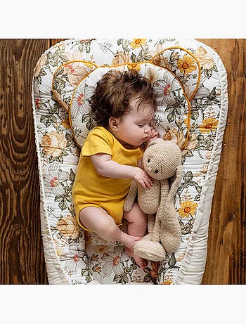 SEVIRA KIDS | Cocon bébé matelassé - nid réducteur de lit Néo Vintage