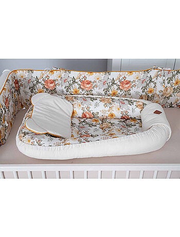 SEVIRA KIDS | Cocon bébé matelassé - nid réducteur de lit Néo Vintage