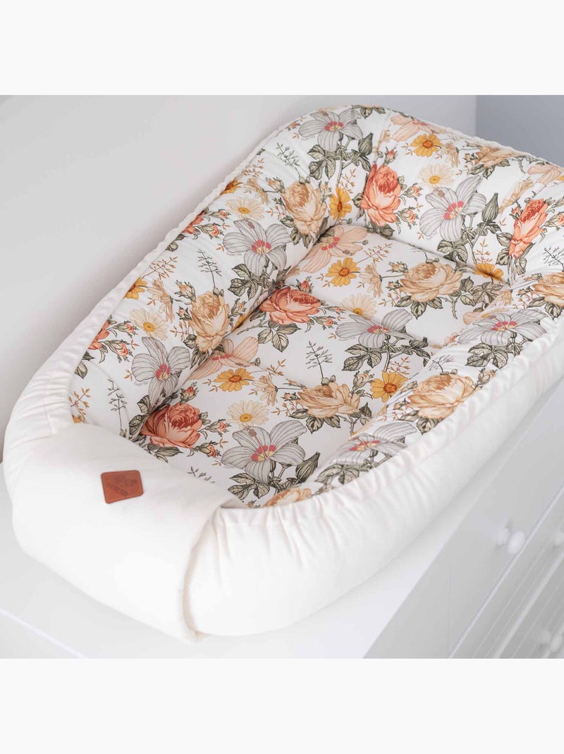 SEVIRA KIDS | Cocon bébé matelassé - nid réducteur de lit Néo Vintage Multicolore - Kiabi