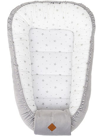 SEVIRA KIDS | Cocon bébé matelassé velvet - nid réducteur de lit STELLA