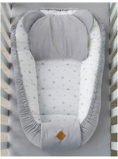 SEVIRA KIDS | Cocon bébé matelassé velvet - nid réducteur de lit STELLA - Kiabi