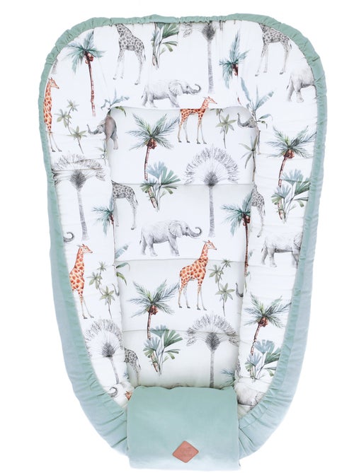 SEVIRA KIDS | Cocon nid bébé matelassé réducteur de lit Safari - Kiabi