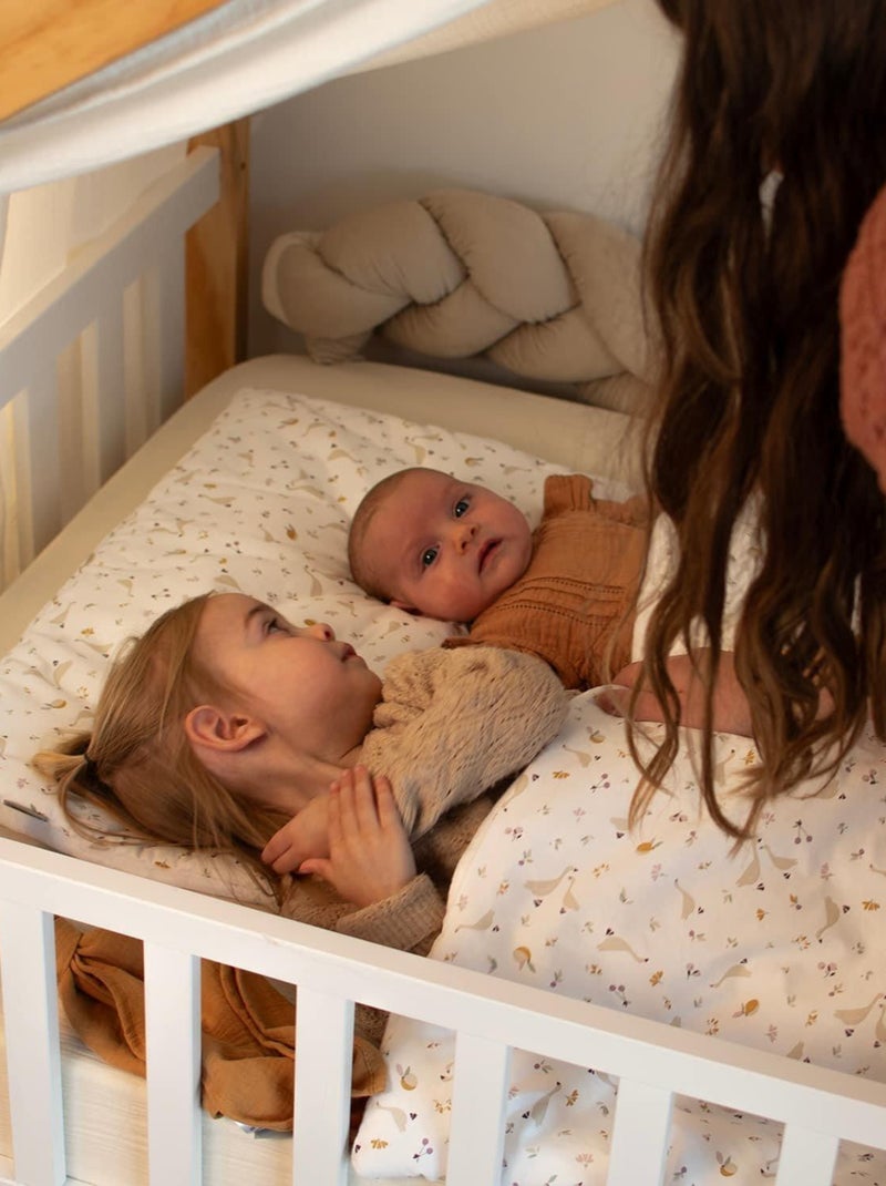SEVIRA KIDS | Couette et oreiller - prêt à dormir en coton Sidonia Blanc - Kiabi