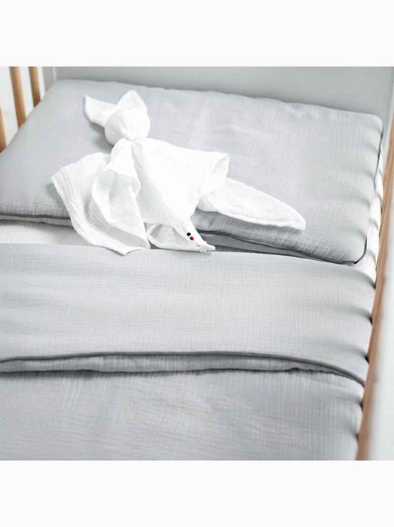 SEVIRA KIDS | Couette et oreiller - prêt à dormir Jeanne Gris - Kiabi