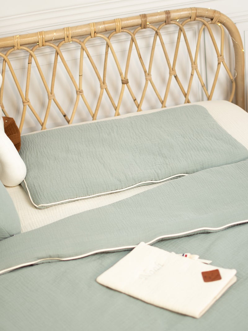 SEVIRA KIDS | Couette et oreiller - prêt à dormir Jeanne Vert d'eau - Kiabi