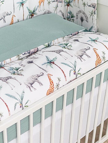 SEVIRA KIDS | Couette et oreiller enfant - prêt à dormir Safari