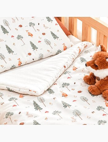 Sevira kids | couette et oreiller enfant prêt à dormir forest