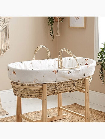 SEVIRA KIDS | Couffin bébé avec Matelas Habillage et Drap Housse GALLINA