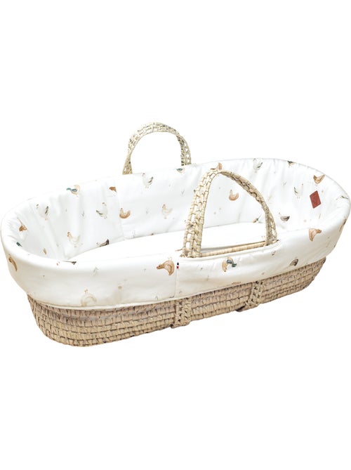 SEVIRA KIDS | Couffin bébé avec Matelas Habillage et Drap Housse GALLINA - Kiabi