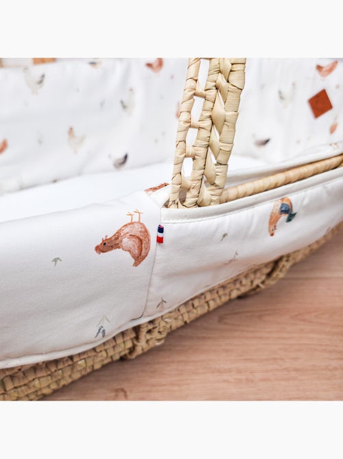 SEVIRA KIDS | Couffin bébé avec Matelas Habillage et Drap Housse GALLINA - Kiabi