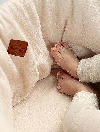 SEVIRA KIDS | Couffin bébé avec Matelas Habillage et Drap Housse Jeanne