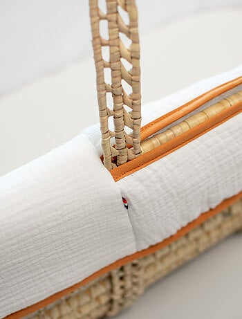 SEVIRA KIDS | Couffin bébé avec Matelas Habillage et Drap Housse Jeanne