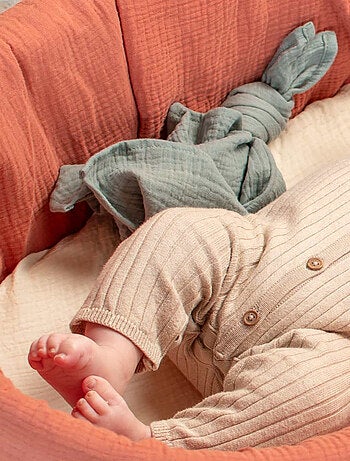 SEVIRA KIDS | Couffin bébé avec Matelas Habillage et Drap Housse Jeanne