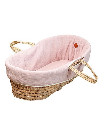 SEVIRA KIDS | Couffin bébé avec Matelas Habillage et Drap Housse Jeanne