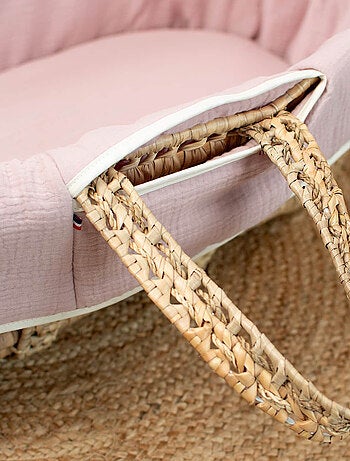 SEVIRA KIDS | Couffin bébé avec Matelas Habillage et Drap Housse Jeanne