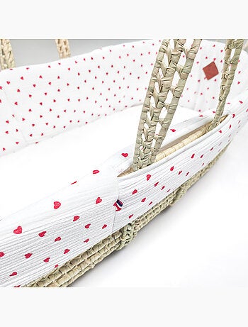 SEVIRA KIDS | Couffin bébé avec Matelas Habillage et Drap Housse Lovio