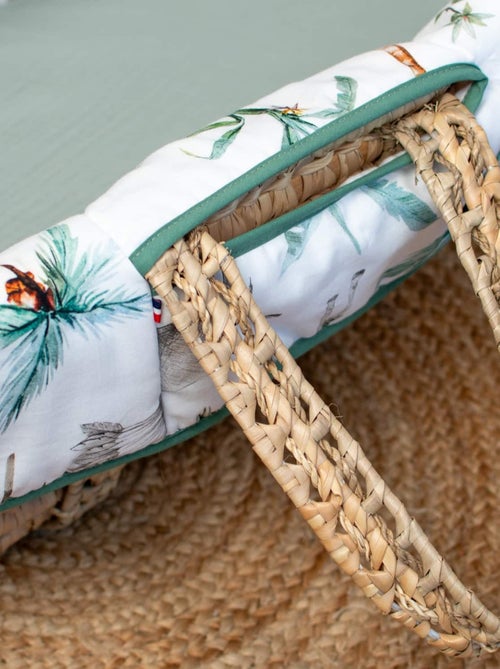 SEVIRA KIDS | Couffin bébé avec Matelas Habillage et Drap Housse Safari - Kiabi