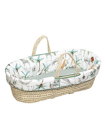 Sevira kids | couffin bébé complet avec linge fabriqué en france safari