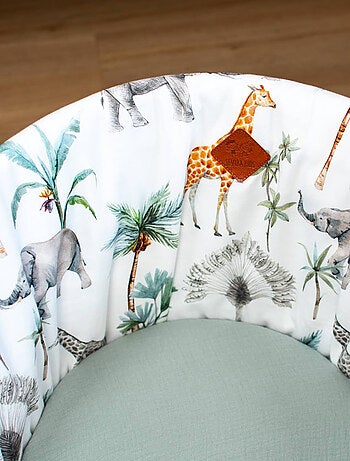 Sevira kids | couffin bébé complet avec linge fabriqué en france safari