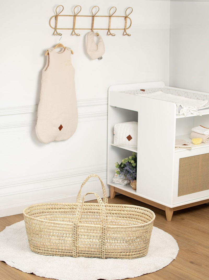 SEVIRA KIDS | Couffin panier moise en fibres naturelles Beige - Kiabi