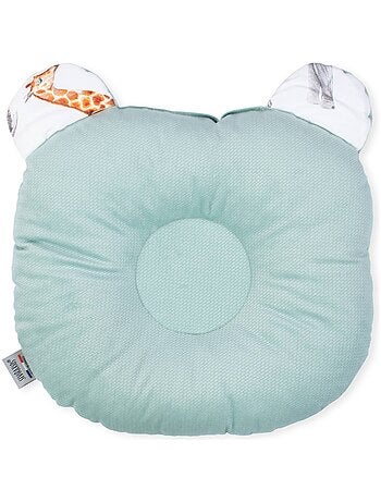 SEVIRA KIDS | Coussin anti tête plate en coton et velvet Safari