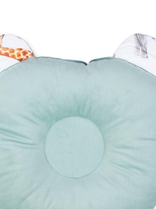 SEVIRA KIDS | Coussin anti tête plate en coton et velvet Safari - Kiabi