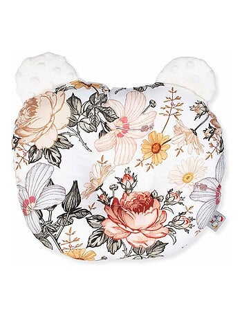 SEVIRA KIDS | Coussin anti tête plate réversible en minky Néo Vintage