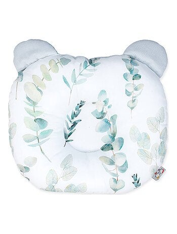 SEVIRA KIDS | Coussin anti-tête plate réversible en velvet Eucalyptus