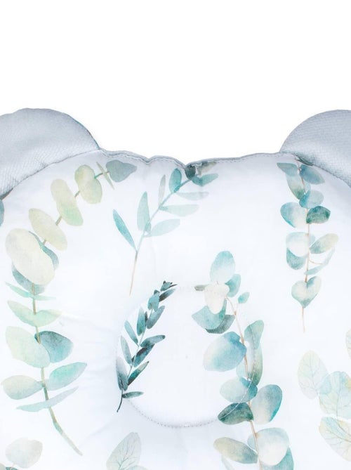 SEVIRA KIDS | Coussin anti-tête plate réversible en velvet Eucalyptus - Kiabi