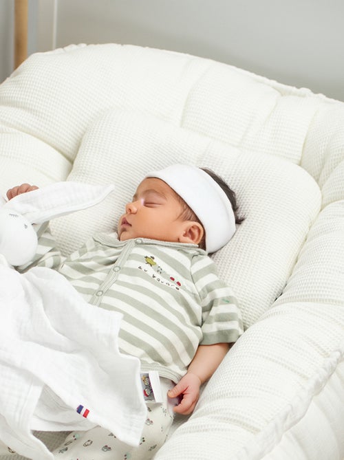 SEVIRA KIDS | Coussin cale-tête ergonomique en coton Nid d'abeille - Kiabi