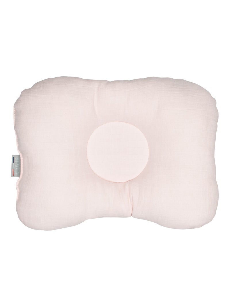 SEVIRA KIDS | Coussin cale-tête ergonomique en coton Nid d'abeille Rose - Kiabi