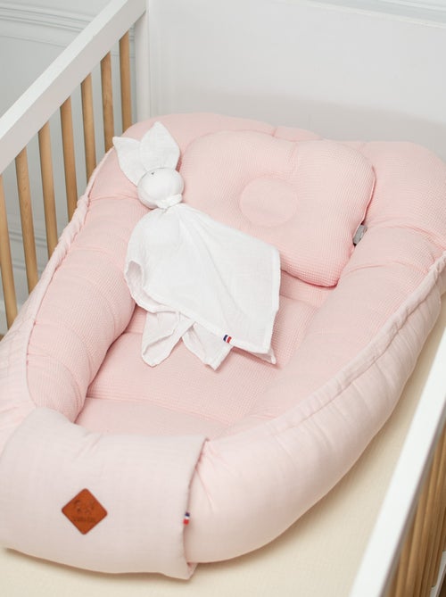 SEVIRA KIDS | Coussin cale-tête ergonomique en coton Nid d'abeille - Kiabi