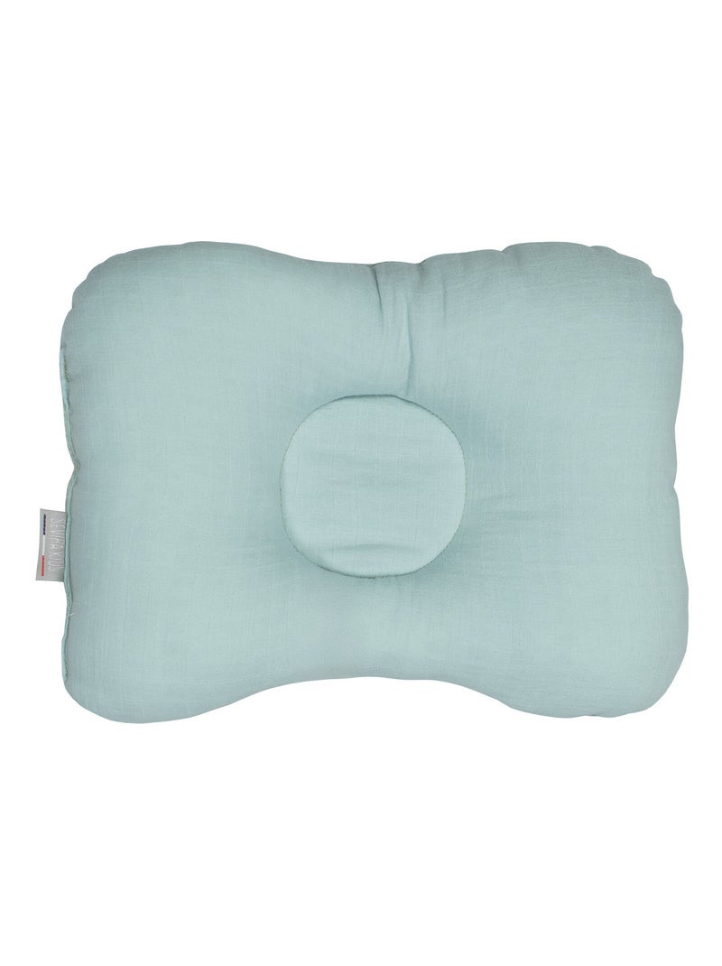 SEVIRA KIDS | Coussin cale-tête ergonomique en coton Nid d'abeille Vert - Kiabi