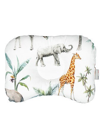 SEVIRA KIDS | Coussin cale-tête ergonomique en coton Safari