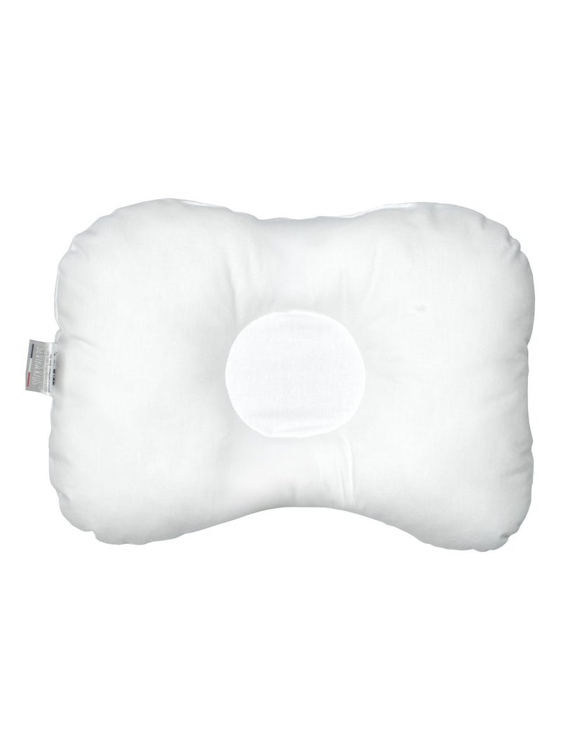 SEVIRA KIDS | Coussin cale-tête ergonomique en gaze de coton Jeanne Blanc - Kiabi