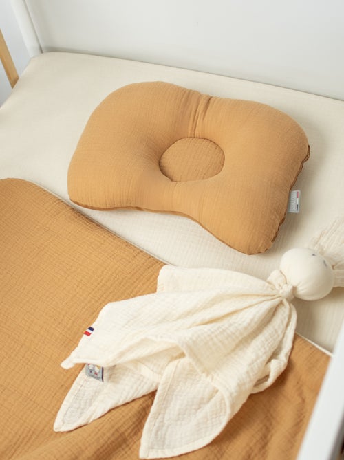 SEVIRA KIDS | Coussin cale-tête ergonomique en gaze de coton Jeanne - Kiabi