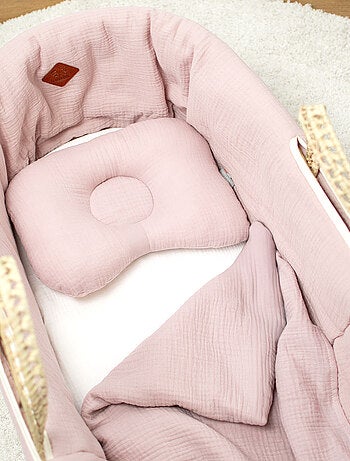 SEVIRA KIDS | Coussin cale-tête ergonomique en gaze de coton Jeanne