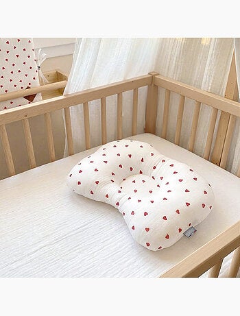 SEVIRA KIDS | Coussin cale-tête ergonomique en gaze de coton Lovio