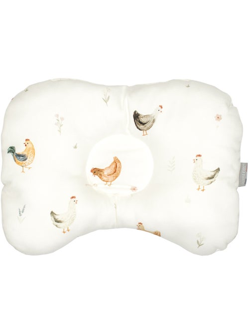 SEVIRA KIDS | Coussin cale-tête ergonomique en satin de coton GALLINA - Kiabi