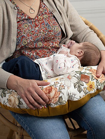 SEVIRA KIDS | Coussin d'allaitement ergonomique + housse Néo Vintage