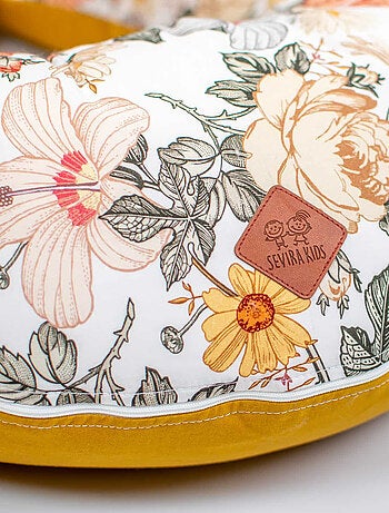 SEVIRA KIDS | Coussin d'allaitement ergonomique + housse Néo Vintage