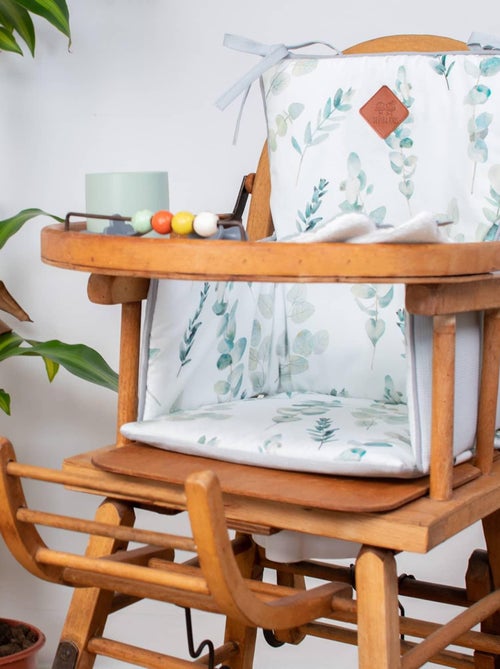 SEVIRA KIDS | Coussin de chaise haute bébé Eucalyptus - Kiabi