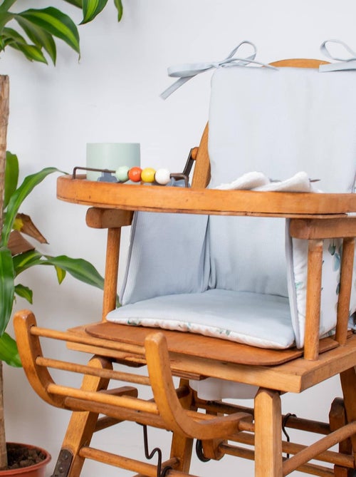 SEVIRA KIDS | Coussin de chaise haute bébé Eucalyptus - Kiabi