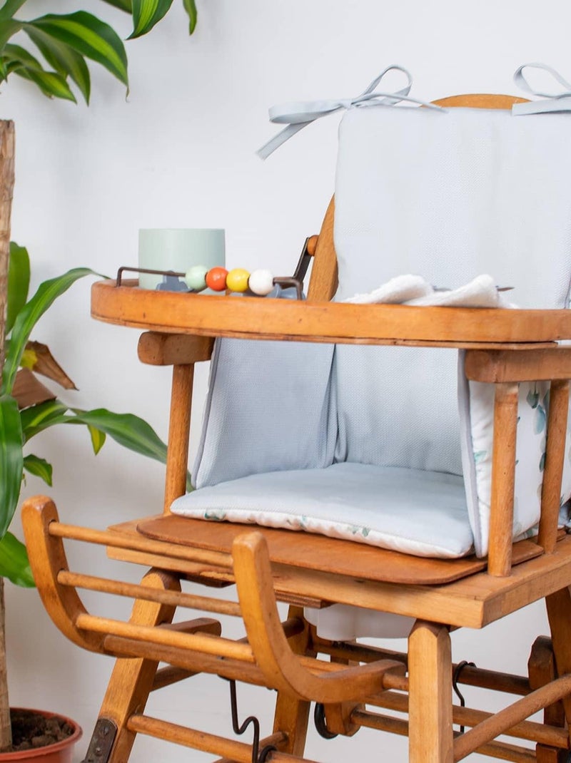 SEVIRA KIDS | Coussin de chaise haute bébé Eucalyptus Multicolore - Kiabi