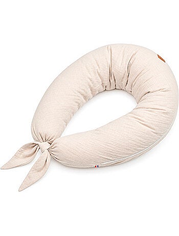 Sevira kids | coussin de grossesse et allaitement déhoussable en gaze de coton