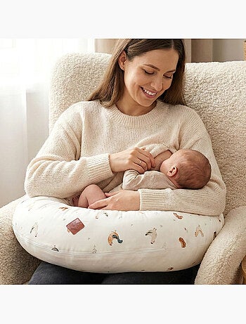 SEVIRA KIDS | Coussin de maternité et d'allaitement + housse GALLINA