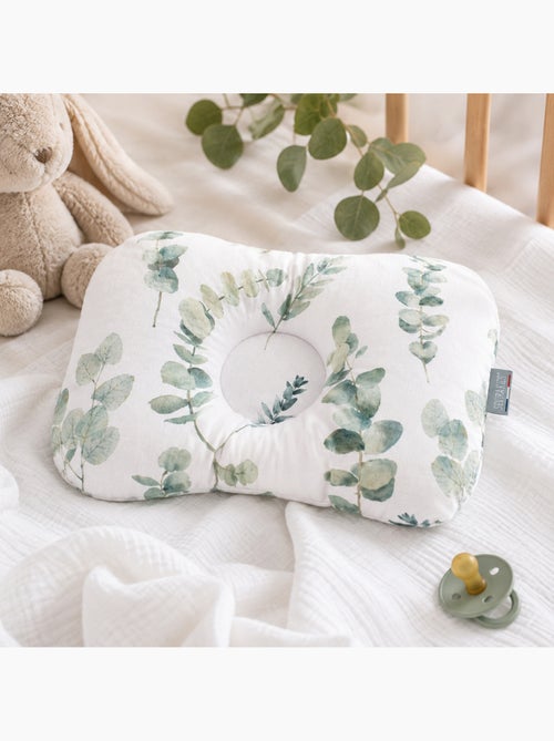 Sevira kids | coussin ergonomique bébé en gaze de coton eucalyptus - Kiabi