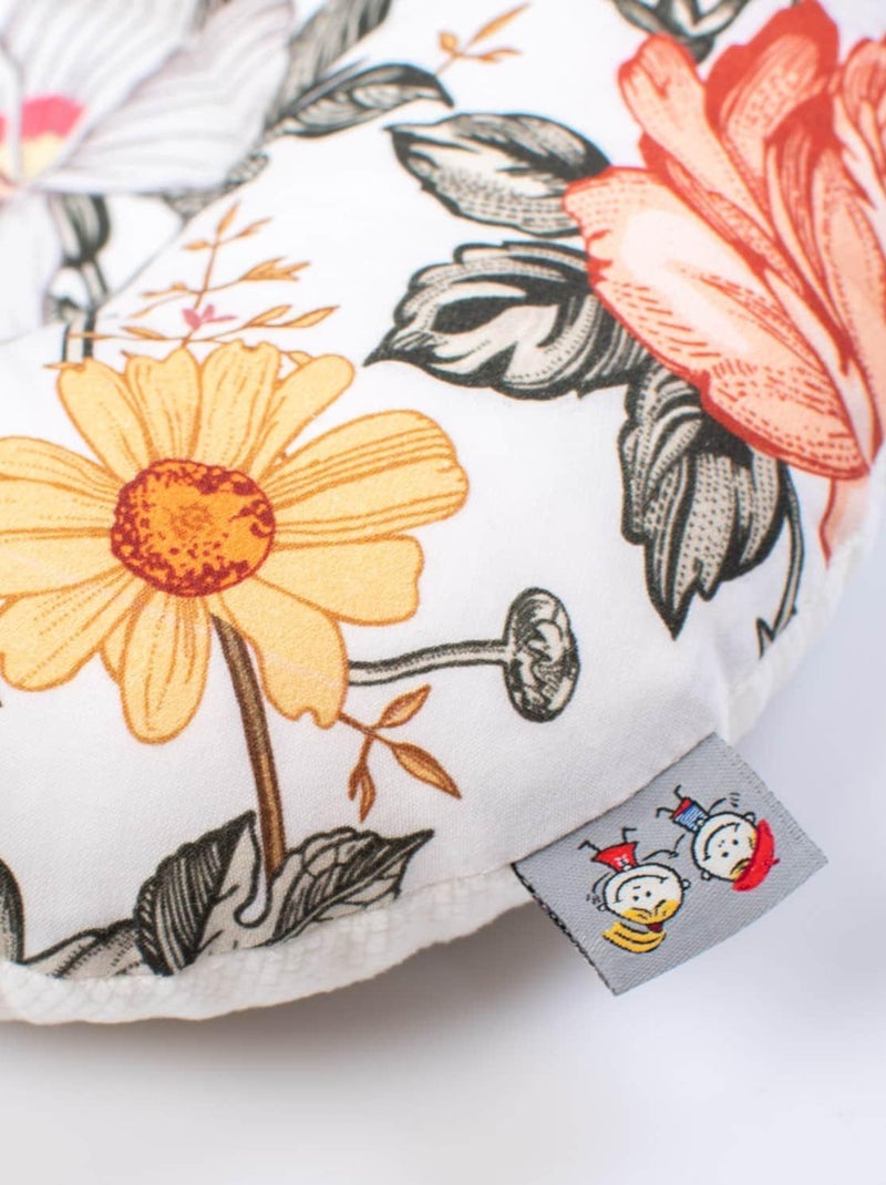 SEVIRA KIDS | Coussin morphologique de maintien anti tête plate Néo Vintage Ecru - Kiabi