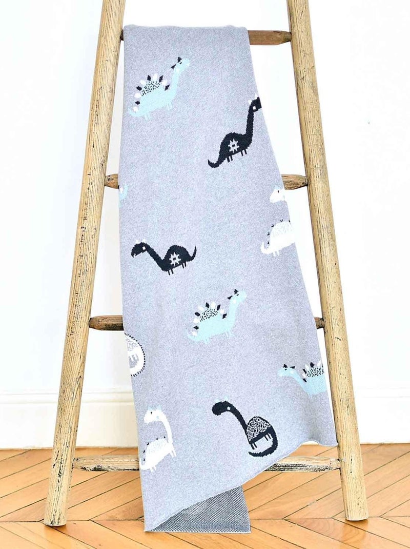 SEVIRA KIDS | Couverture  DINO Gris - Kiabi