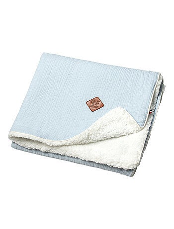 SEVIRA KIDS | Couverture en gaze de coton et sherpa Jeanne